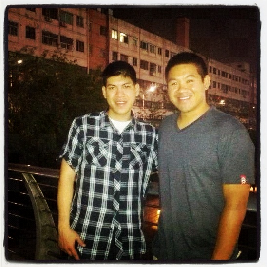 Ray and I in South Korea