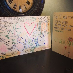 Giant card from our beloved students.